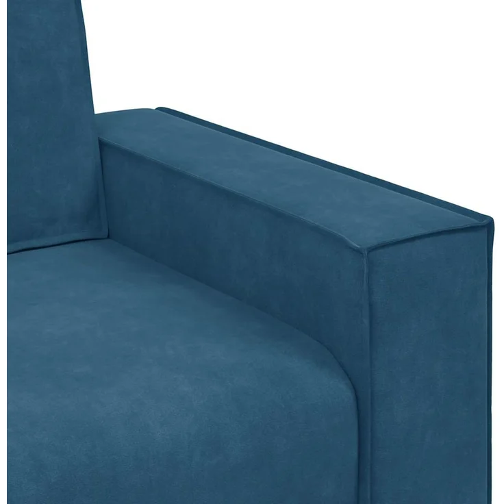 vidaXL Sessel Blau 100x78x84 cm Samt 4105009 – Bild 6