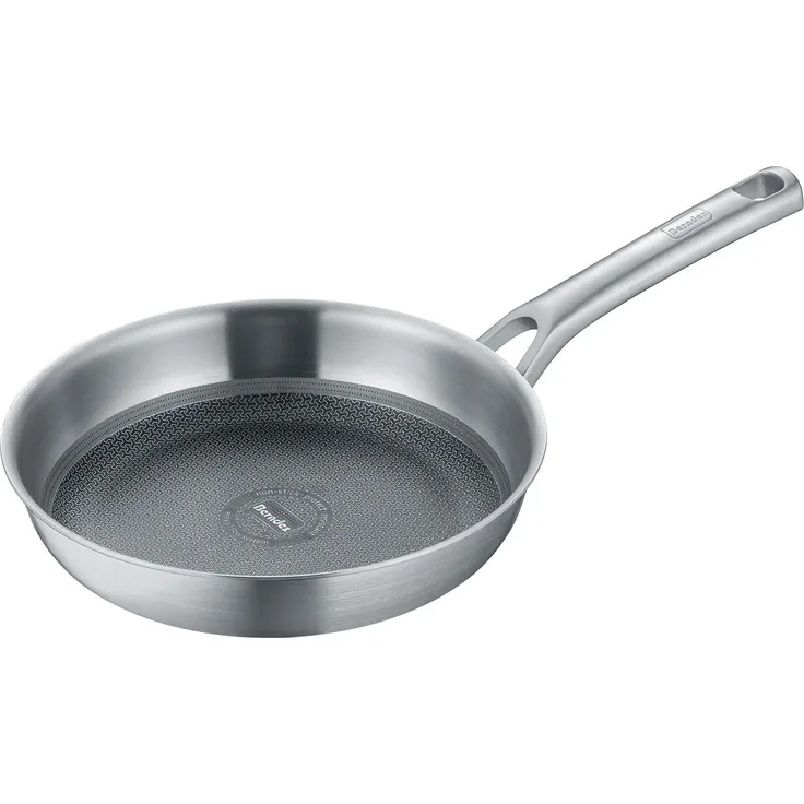 Berndes Tricion Resist Bratpfanne, Pfanne, 3-Schicht-Material, Silber, 28 cm, 099209