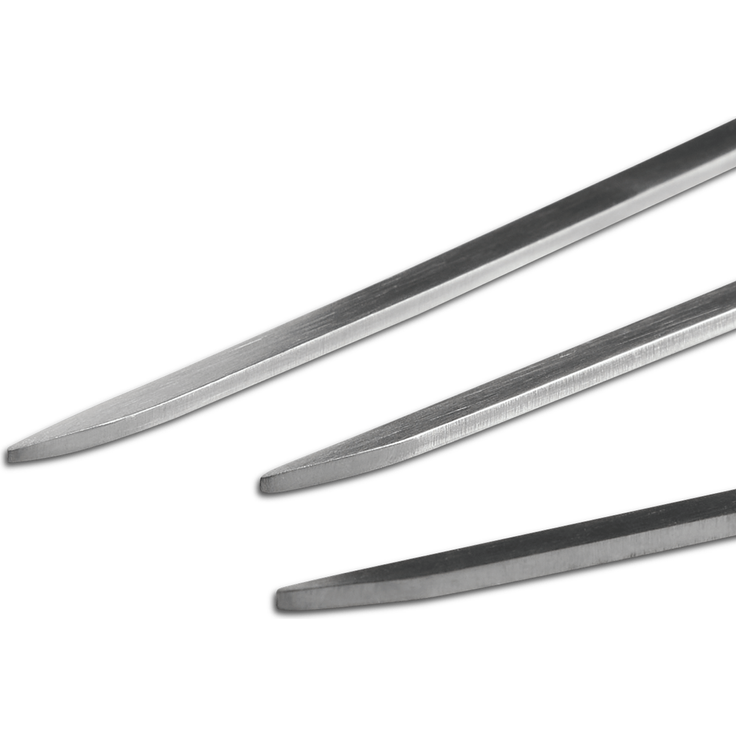 BURNHARD Burgerspieße, 6 Stück, aus rostfreiem Edelstahl, Metallspieße mit breiter Grifffläche, 15 cm lange Schaschlikspieße, als Fleischspieß oder Grillspieß - Multi-Color - #945620 – Bild 4