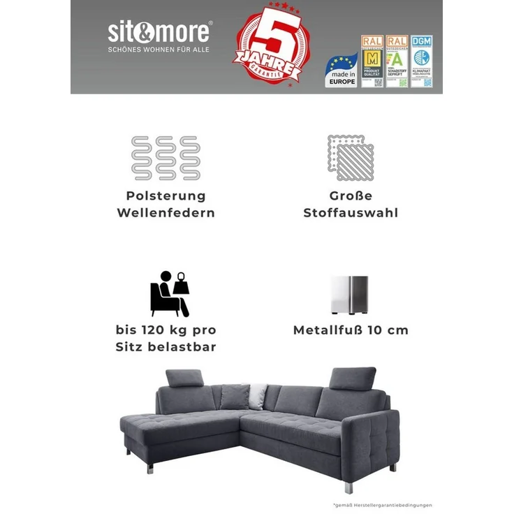 sit&more 3-Sitzer Pablo – Bild 2