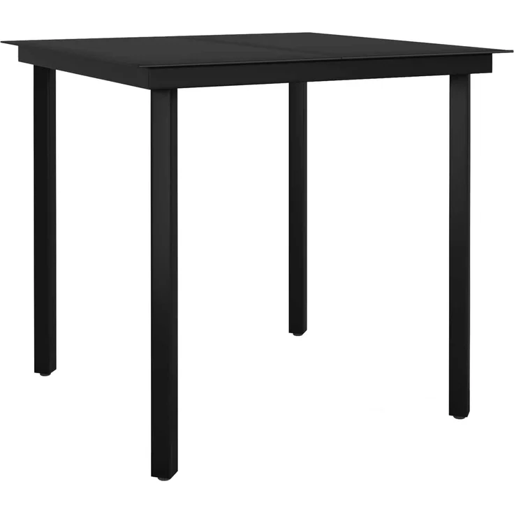vidaXL Garten Essgruppe 3 stk. Hellgrau Poly-Rattan 3261712 – Bild 5