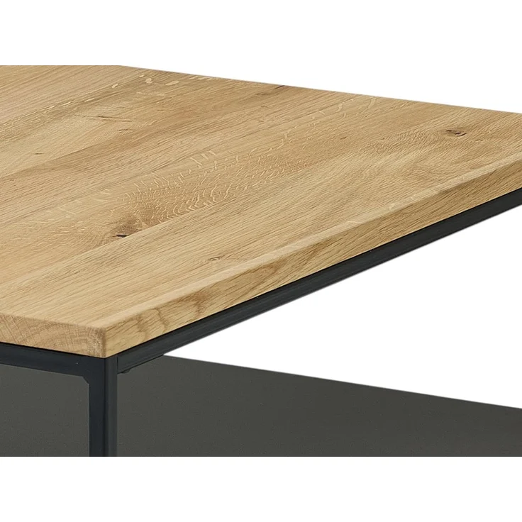 moebel-dich-auf Couchtisch TIRANO (1 Tisch im quadratisches Design (75 x 75 cm), Tischplatte aus massivem Eichenholz – Bild 6