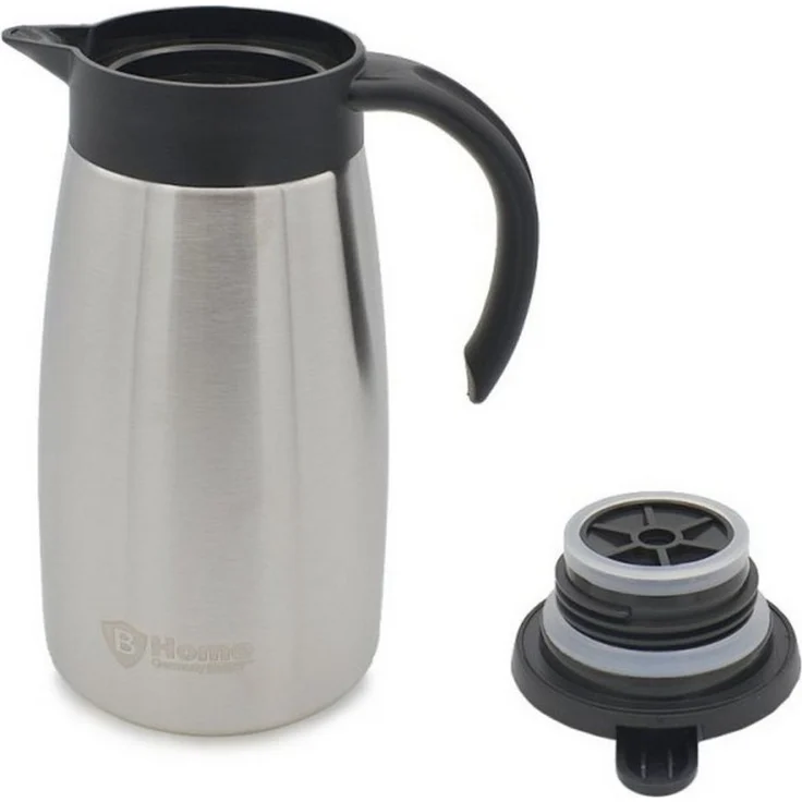 Isolierkanne aus Edelstahl - 1000 ml, ideal für heiße & kalte Getränke – Bild 1