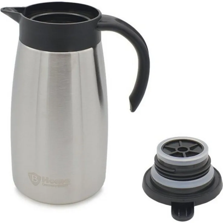 Isolierkanne aus Edelstahl - 1000 ml, ideal für heiße & kalte Getränke