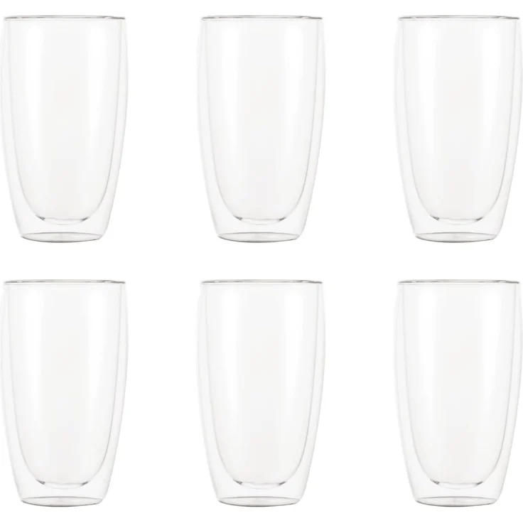 Bodum Pavina set Set 0 45 l Transparent Glas Silikon Universal 6 Stück(e) – Bild 1