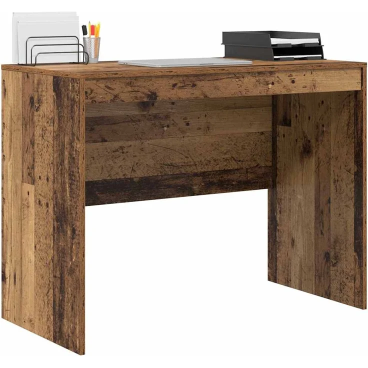 vidaXL Schreibtisch Altholz 100 x 50 x 76 cm 869448 – Bild 2