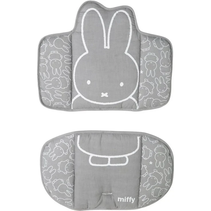 roba Sitzverkleinerer 'miffy®' - 2-teiliges Sitzkissen für Treppenhochstuhl Sit Up/Grow Up - Lichtgrau – Bild 1