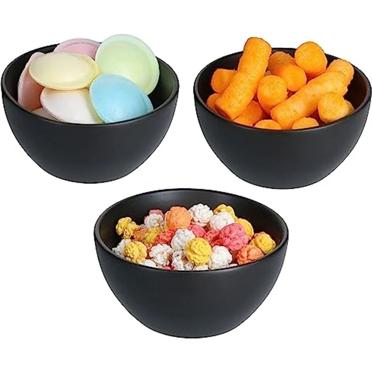 MamboCat Dipschale 6x London Lampart Nero Kattegat Snack- & Dip-Schälchen 150ml Ø10cm, Steingut – Bild 4