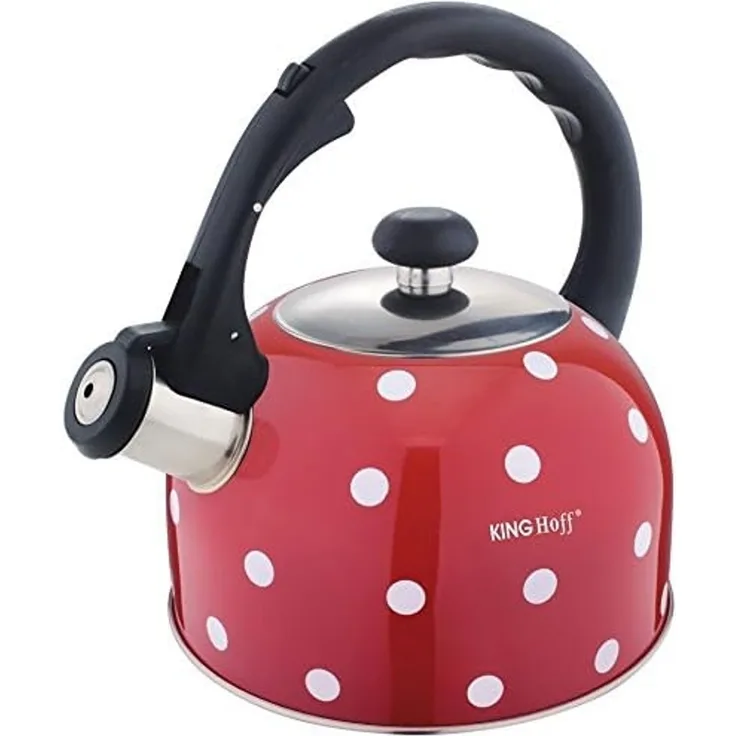 Kinghoff Kinghoff Polka-Dot emaillierter Wasserkocher 2,0l KH1048
