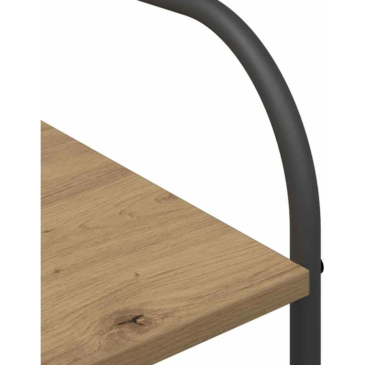 vidaXL Kleiderständer mit Regal Beige 120 x 44 x 160 cm Holzwerkstoff 868450 – Bild 8