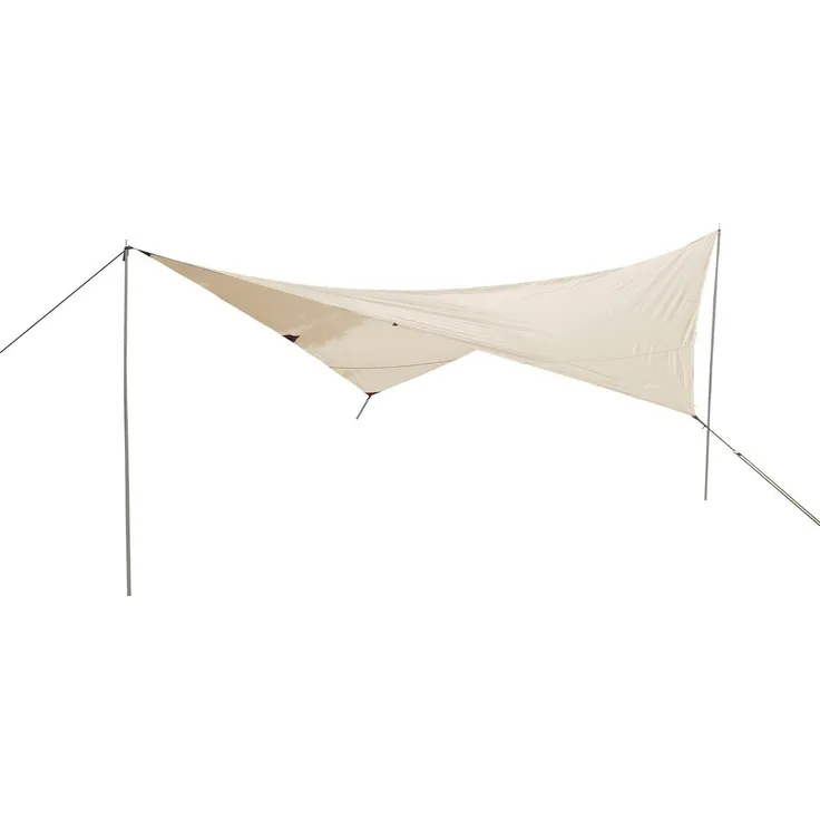 Sonnensegel + Gestänge UPF 80+ Sonnenschutz 3x4 m Windschutz Sonnendach beige