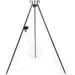 CookKing Stahl Schwenkgrill | Dreibein mit Kurbel