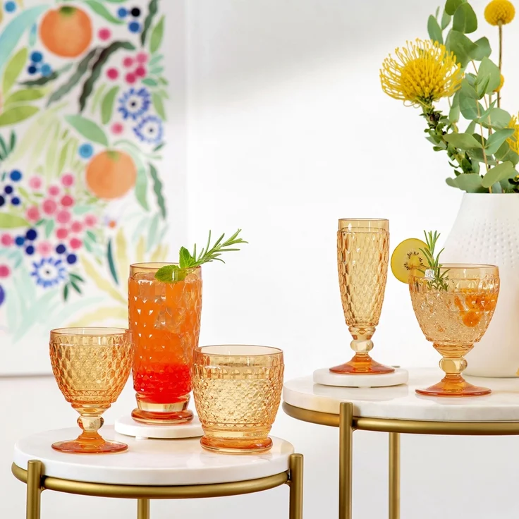 Villeroy & Boch Boston Saffron Wein- & Longdrinkgläser 12er Set – Bild 3