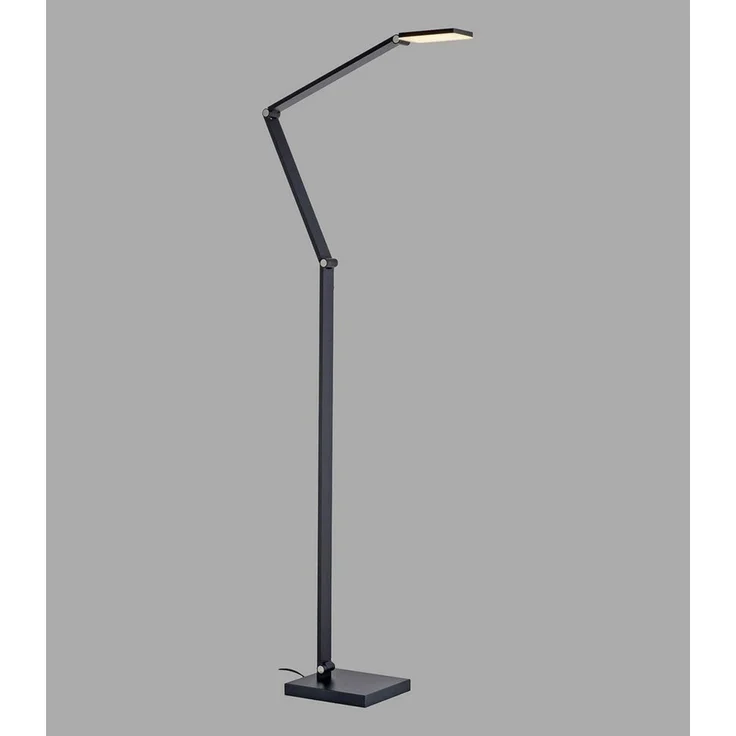 Paul Neuhaus LED Stehlampe SAMSKY, Grau, Aluminium, Touchsensor, Anpassung der Farbtemperatur, Dimmfunktion, LED fest integriert, Extra-Warmweiß, Neutralweiß, Memoryfunktion, Verstellbar, B 50,5 x H 161 x T 17,5 cm – Bild 2