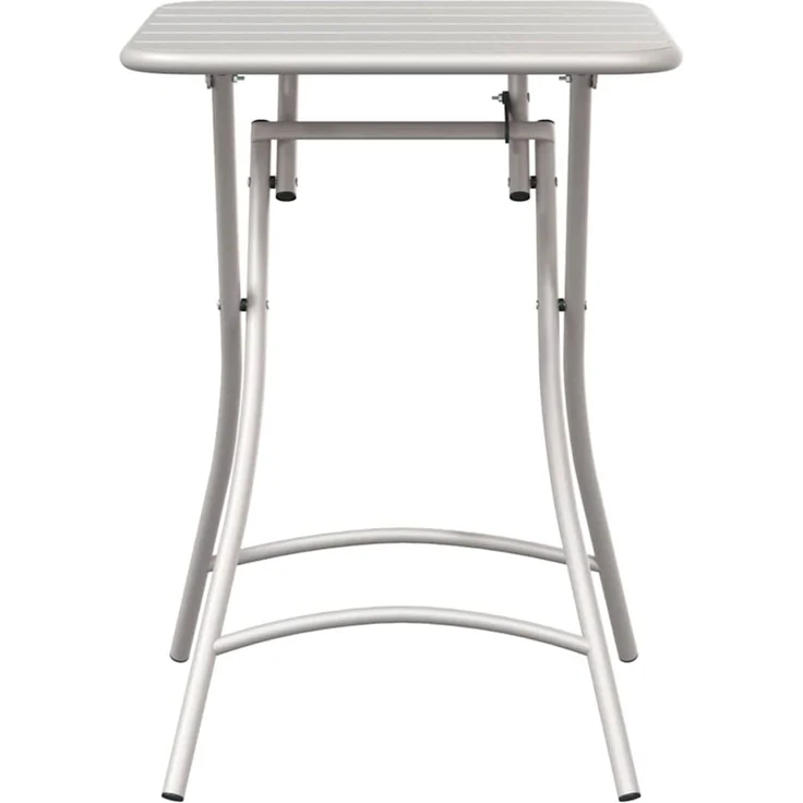 vidaXL Bistrotisch Beige 55 x 55 x 72,5 cm Pulverbeschichteter Stahl 42002947 – Bild 4