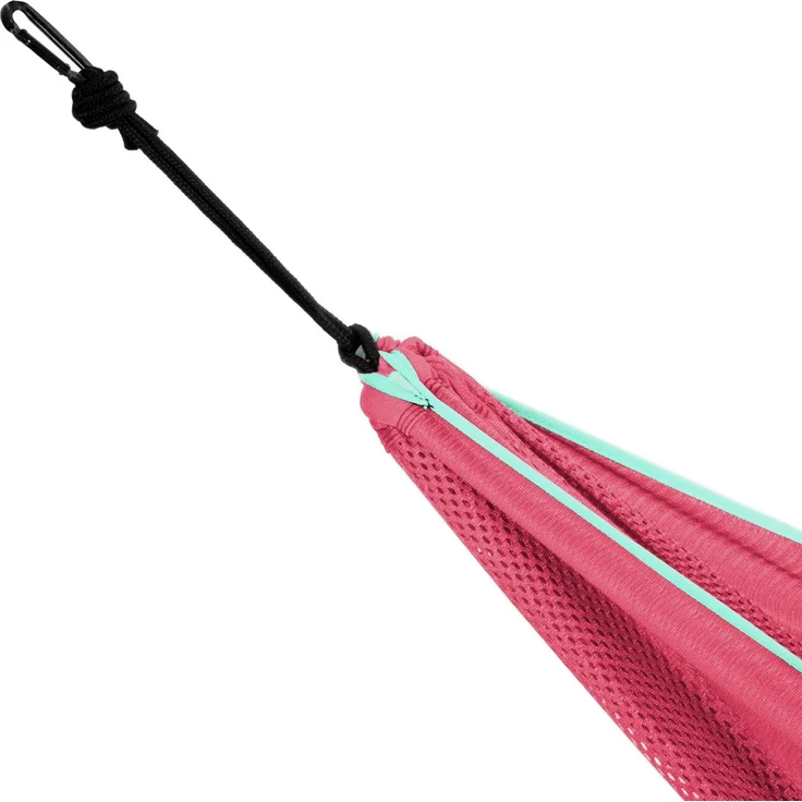Vivere Doppel-Netzhängematte Violett/Türkis multicolor VI-MESH2-45 – Bild 4