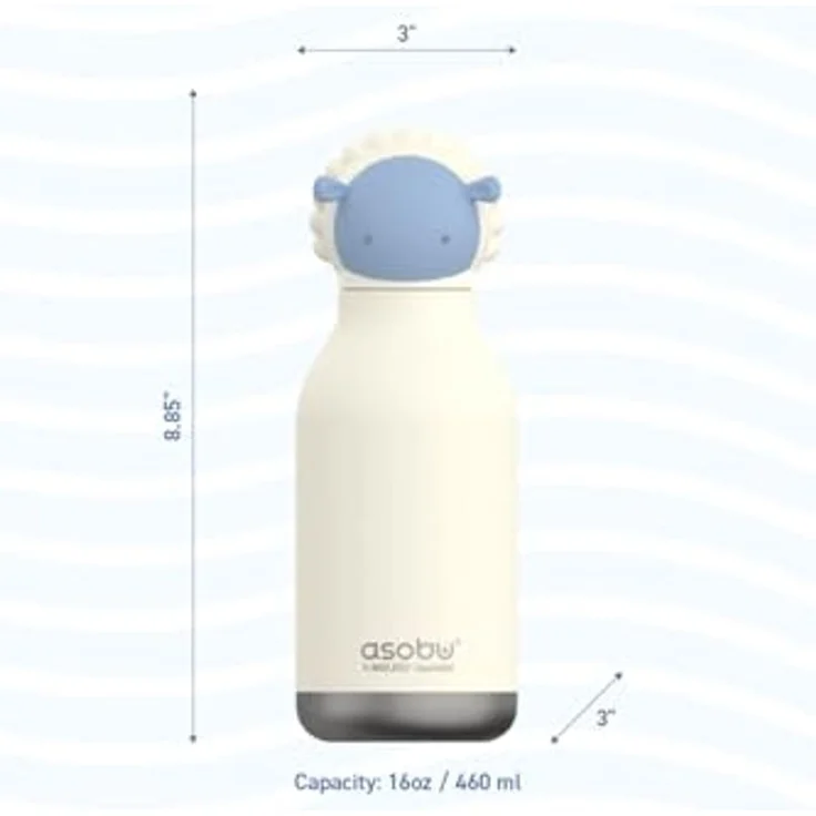 Asobu Bestie Owca - Thermoflasche mit Strohhalm 460 ml – Bild 6