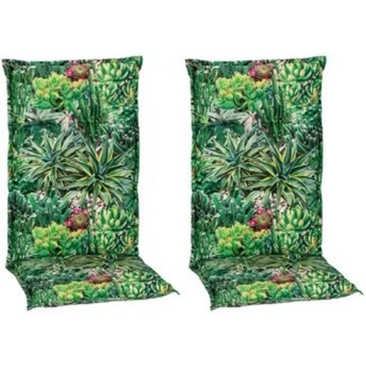 beo Polsterauflage Saumauflage Hochlehner Turin im Set, (Set), Gartenstuhlauflage, Sitzauflage, Sitzkissen Outdoor, 118x46x8 cm – Bild 4