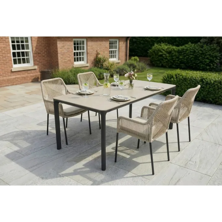 LC Garden »Stilo« Gartenset Gartentisch 160cm