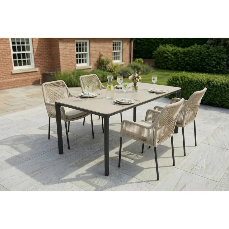 LC Garden »Stilo« Gartenset Gartentisch 160cm – Bild 1