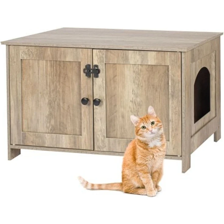 Relaxdays Katzenschrank für Katzenklo – Bild 1