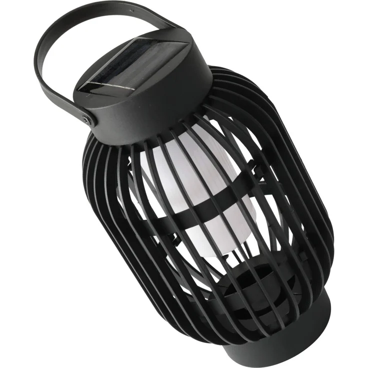 Solar Windlicht Gartenlaterne 2in1 mit LED Flammeneffekt 13 x 72,5 cm – Bild 5
