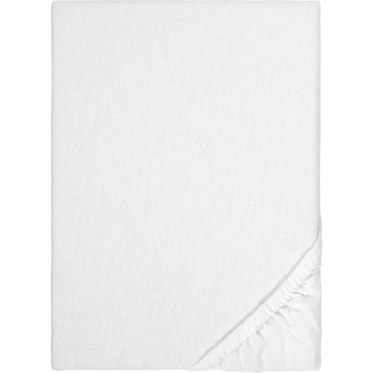 biberna Feinbiber-Spannbetttuch 0002744, weiß, 1x 140x200 cm - 160x200 cm – Bild 5