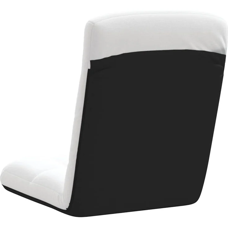 vidaXL Bodenstuhl Faltbar Weiß 71x51x62 cm Stoff 4019743 – Bild 6