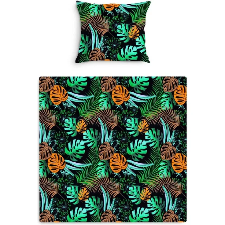 Amilian Babybettwäsche Kinderwagenset - 2tlg. Kinderbettwäsche - 80x80 cm + 35x40 cm, 100% Baumwolle, 2 teilig, Bettwäscheset für Kinderwagen, Wiege, Babybett - Baby Bettwäsche