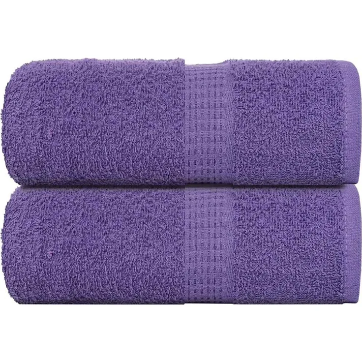 vidaXL Waschtücher FROGN 2 Stk. Lila 30x30 cm 360 g/m² 136872