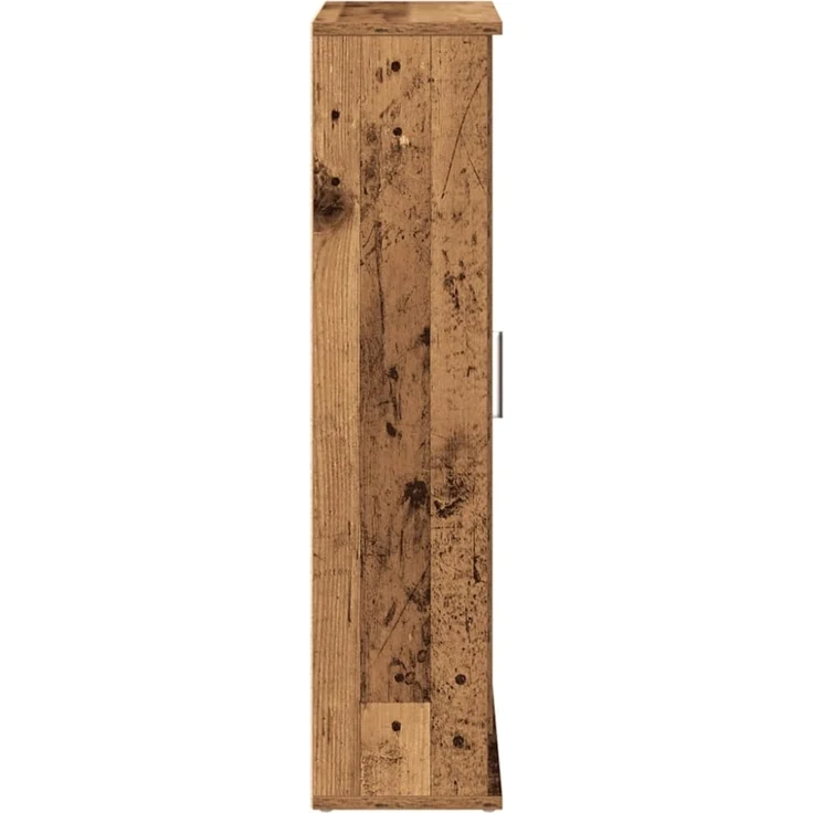 Badezimmerschrank mit Rollenhalter Altholz-Optik 39 x 22 x 90 cm – Bild 10