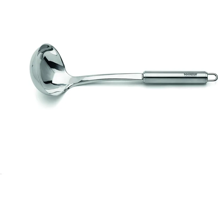 Weis Schöpflöffel 100 ml mit Satiniertem Griff, Edelstahl, Silber, 30 x 8 x 3 cm