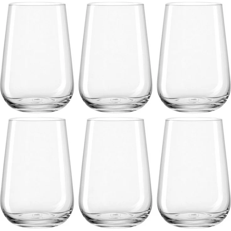 LEONARDO Gläser-Set Trinkglas PALADINO, 370 ml, 6er-Set, 6-tlg, Kristallglas, spülmaschinengeeignet – Bild 5
