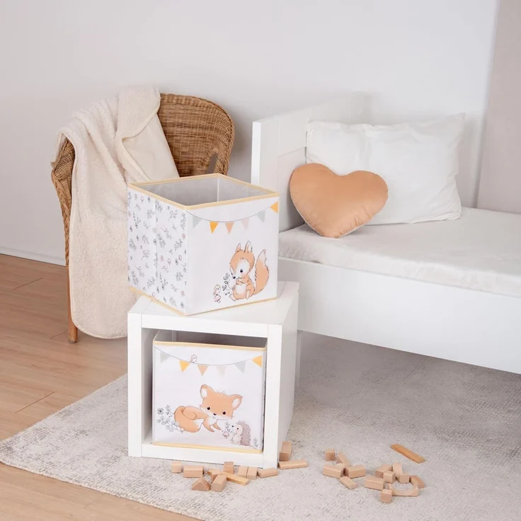 Herding Aufbewahrungsbox Storage-Box für Baby Kind Waldfreunde 30x30x30 cm – Bild 6