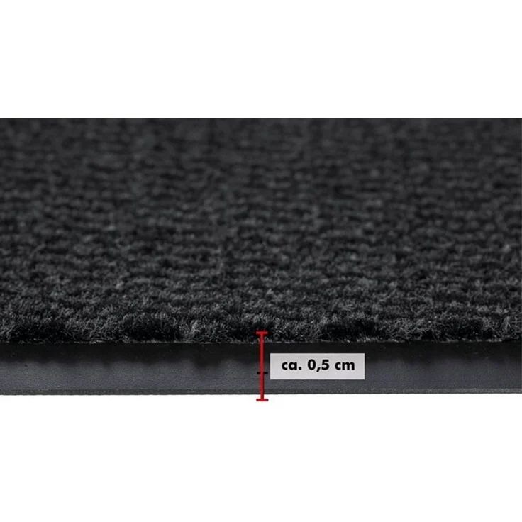 Andiamo Fußmatte Easy, Made in Netherlands, rechteckig, Höhe: 5 mm, Schmutzfangmatte, rutschhemmend, Innen- und überdachten Außenbereich – Bild 4