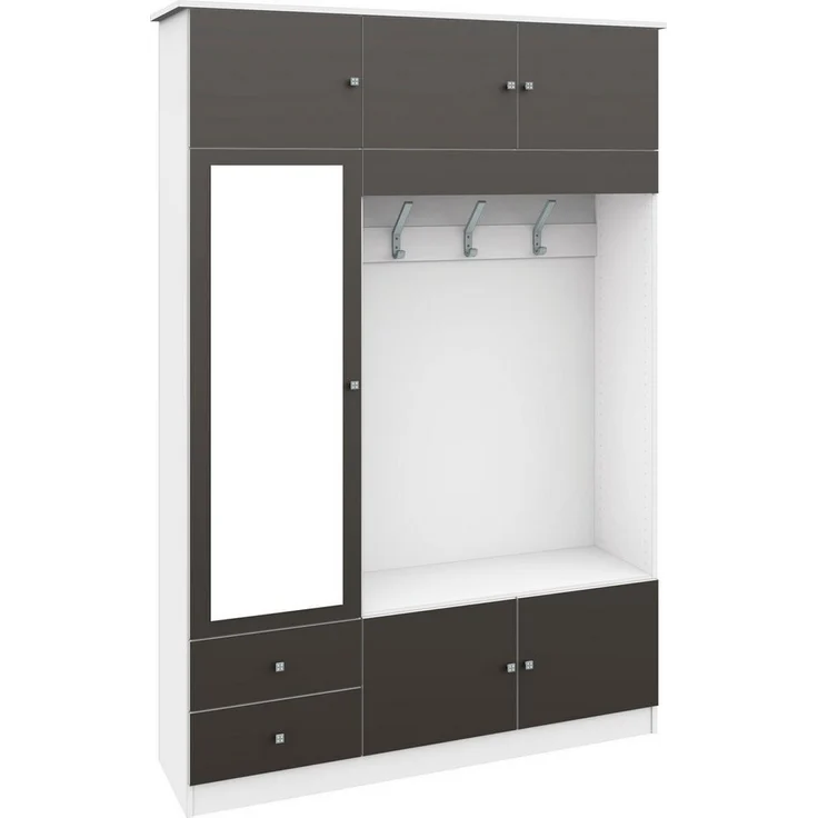 borchardt Möbel Garderobenschrank Kompakta Höhe 202 cm – Bild 1