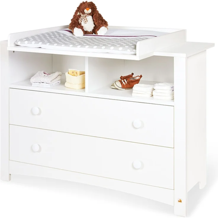 Pinolino 'Florentina' 3-tlg. Babyzimmer-Set weiß extrabreit groß – Bild 5