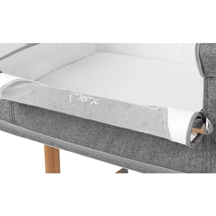 Momi SMARTBED 4-in-1 Kinderbeistellbetten bis 15 kg, Beistellbett für Babys mit Matratze, Höhenverstellbar – Bild 34