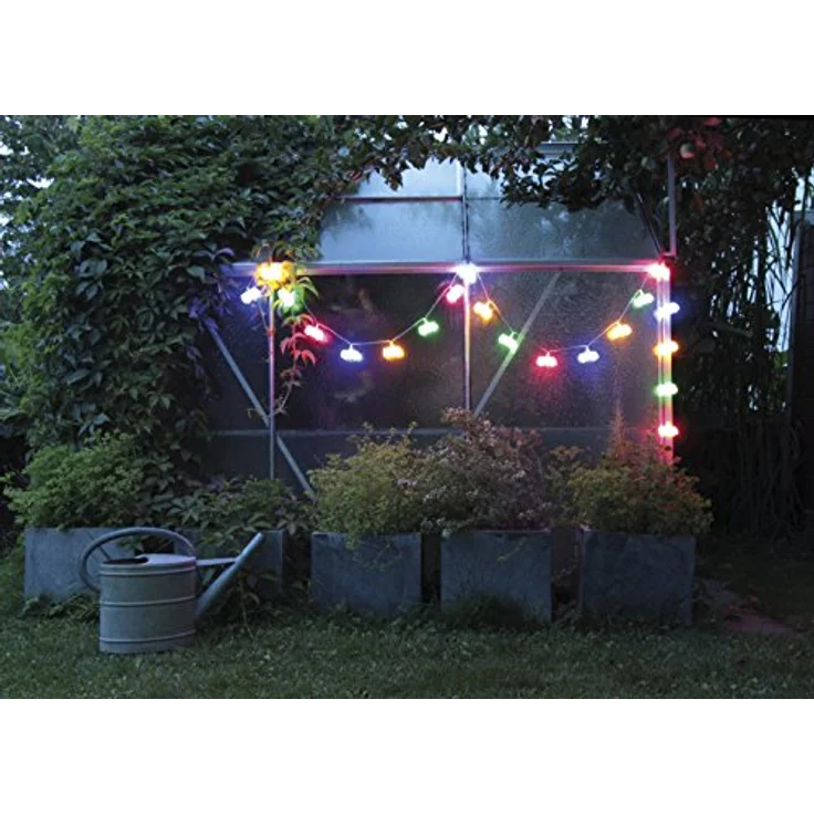 BRISA VW Collection - Volkswagen 3D Batterie Lichter-Kette Garten-Beleuchtung-Partylicht T1 Bulli Bus Design (Innen/3 m/LED/Classic Bus/Bunt) – Bild 7