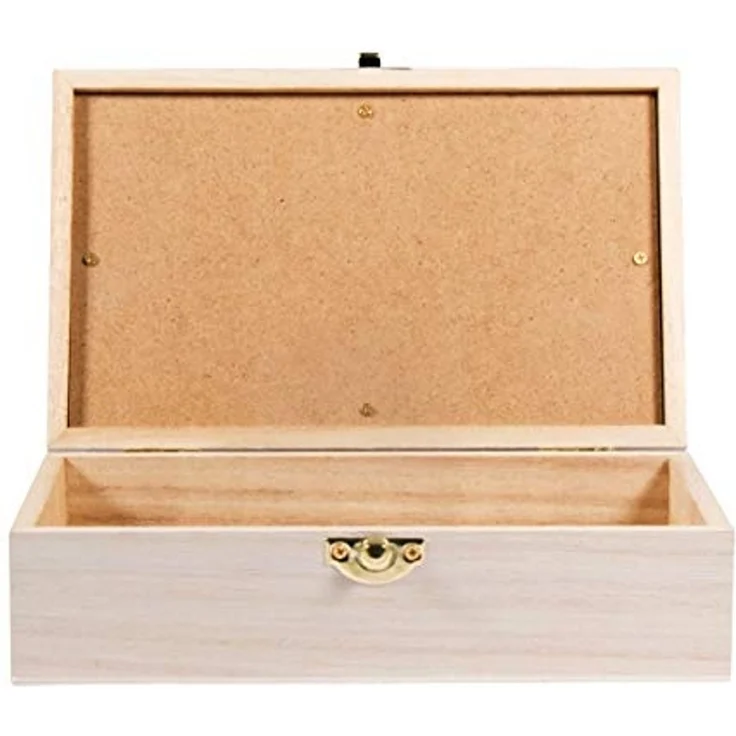 Holz-Box m. Schütteldeckel, FSC100%, 20x12,5x6,5cm, natur – Bild 3
