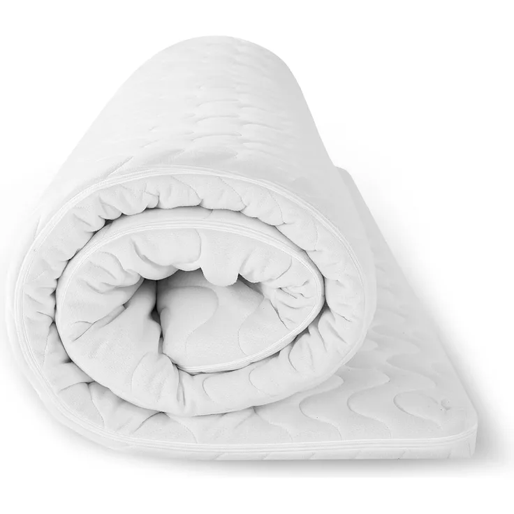 EGO HOME Matratzen Topper 140x200 cm, 7cm Höhe Matratzentopper Härtegrade H2 mit 7-Zonen Spiral-Dorn Kaltschaumkern, Öko-TEX Zertifiziert, Matratzenauflage 140x200 cm für Boxspringbett Schlafsofa