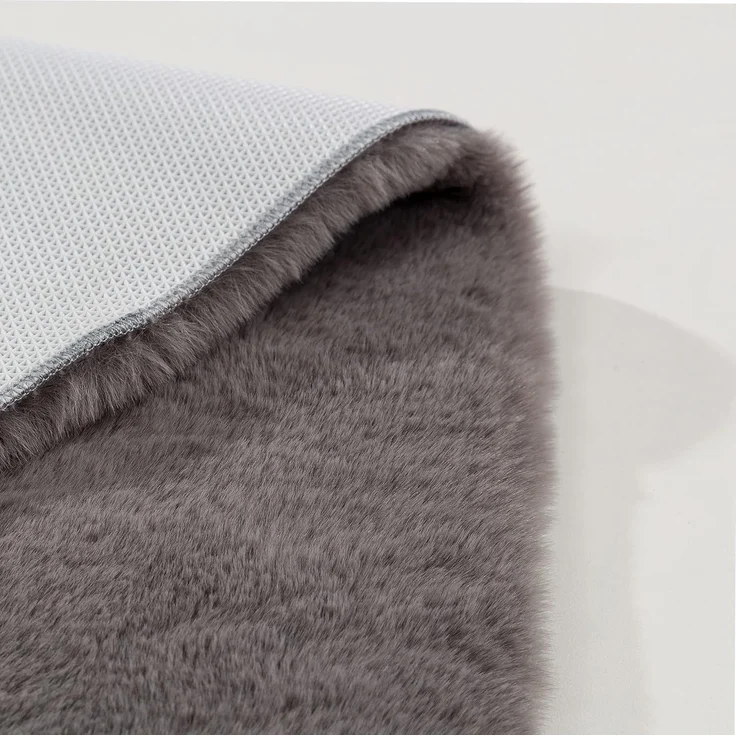 SCHÖNER WOHNEN-Kollektion Badematte Bali, Höhe 29 mm, rutschhemmend beschichtet, fußbodenheizungsgeeignet, Polyester, rechteckig, Fell Haptik, kuschelig, Badezimmerteppich, waschbar – Bild 4