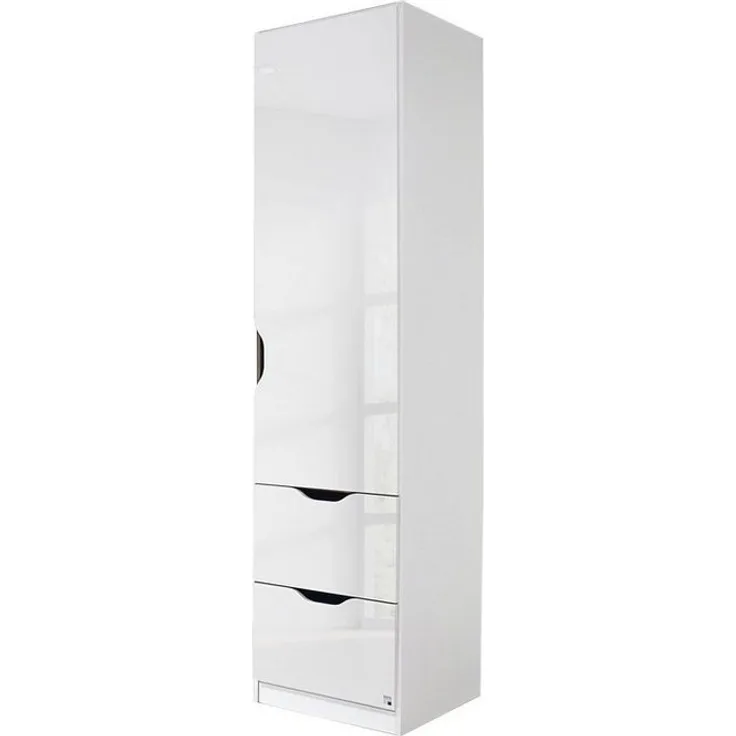 rauch Kleiderschrank Freiham mit Griffmulden und Schubkästen