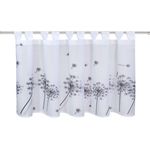 Gerster Scheibengardine Christina (1 St), Schlaufen, transparent, HxB: 50x145, mit modernem Druckdesign