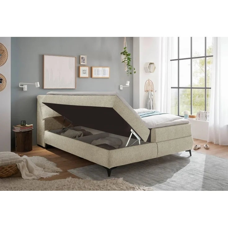 ED Exciting Design Boxbett Atlantis: Flachgewebe, Bettkasten, Topper – Myhomelando, verschiedene Größen & Farben – Bild 1
