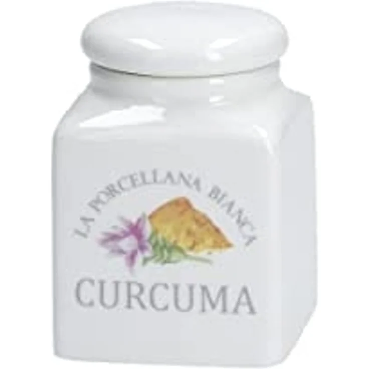 La Porcellana Bianca La Porcellana Bianca Kurkuma Behälter 175 ml P0126175CU – Bild 1