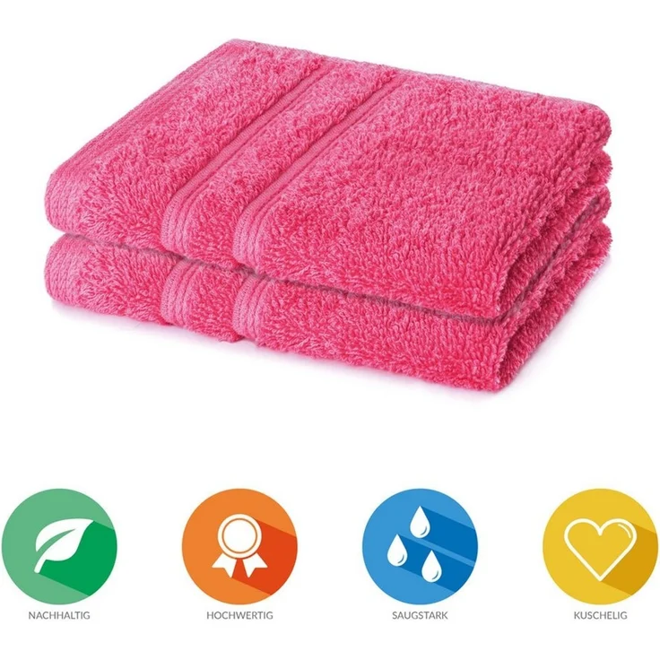 Lavea Seiftuch Bali, 30x30cm aus 100% Bio-Baumwolle, einzigartig weiche Seiftücher mit Aufhänger (Set, 2-St), hochwertige und nachhaltige Premium Waschlappen - schonende Reinigung – Bild 2