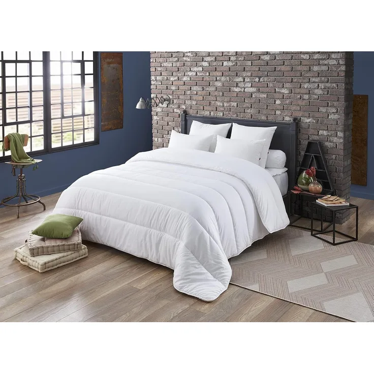 Dodo Noblesse Polyester Baumwolle weiß 200x200 cm