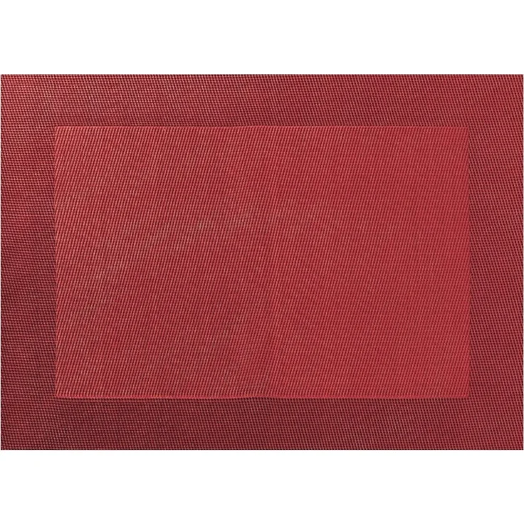 ASA SELECTION Tischdecke Asa Tischset mit gewebtem Rand Granatapfelrot (46 x 33 cm) – Bild 3