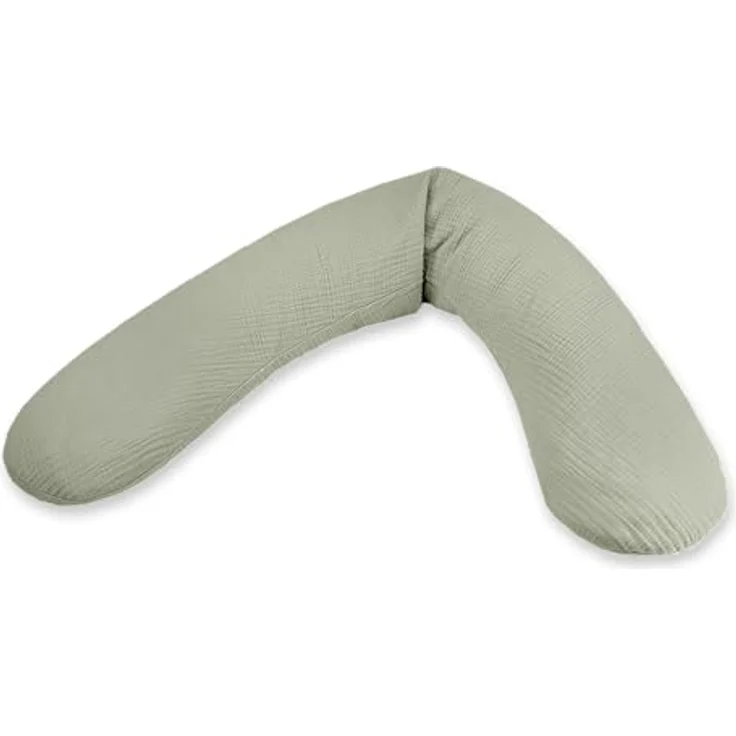 Theraline Stillkissen Ersatzbezug, 190 cm, aus 100% Baumwolle, Oeko-Tex Standard 100, in zartem Naturton – Bild 1